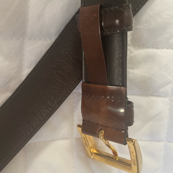 COPY - Pre-Own PRADA MADE IN ITALY casual leather Belt!! (1C-5738 -1) - Picture 3 of 10